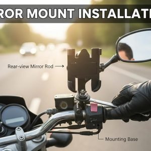 Haran Mobile Phone Holder for Bike & Scooter