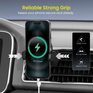Portronics Clamp Z Car Phone Holder